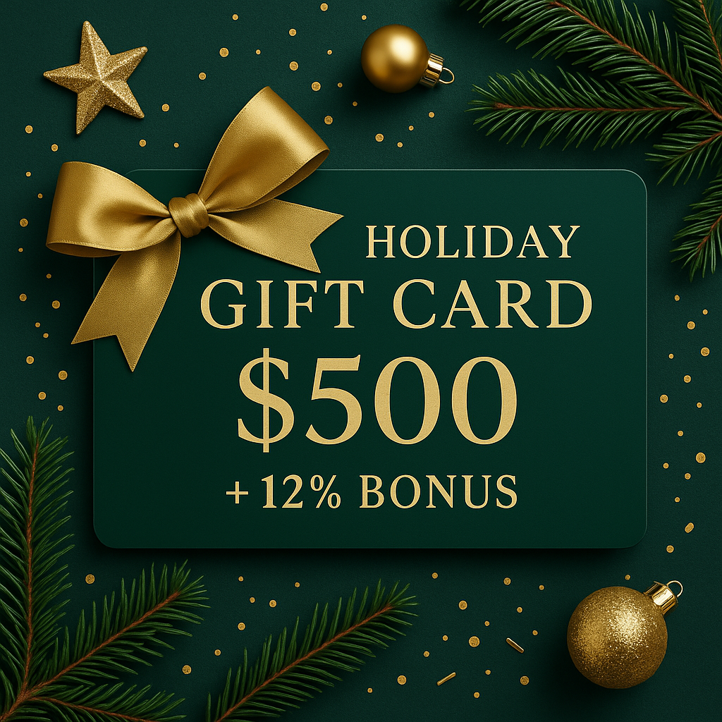 Thrive Holiday Gift Card – $500 + 12% Bonus (+$60)