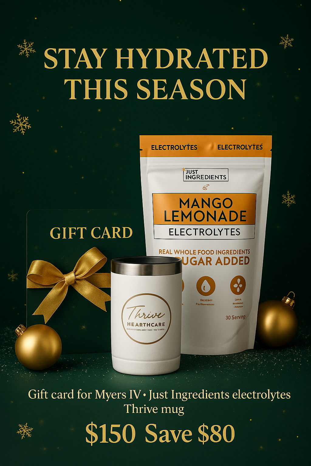✨ Stay Hydrated This Season – Holiday Hydration Bundle ($150 | Save $80)