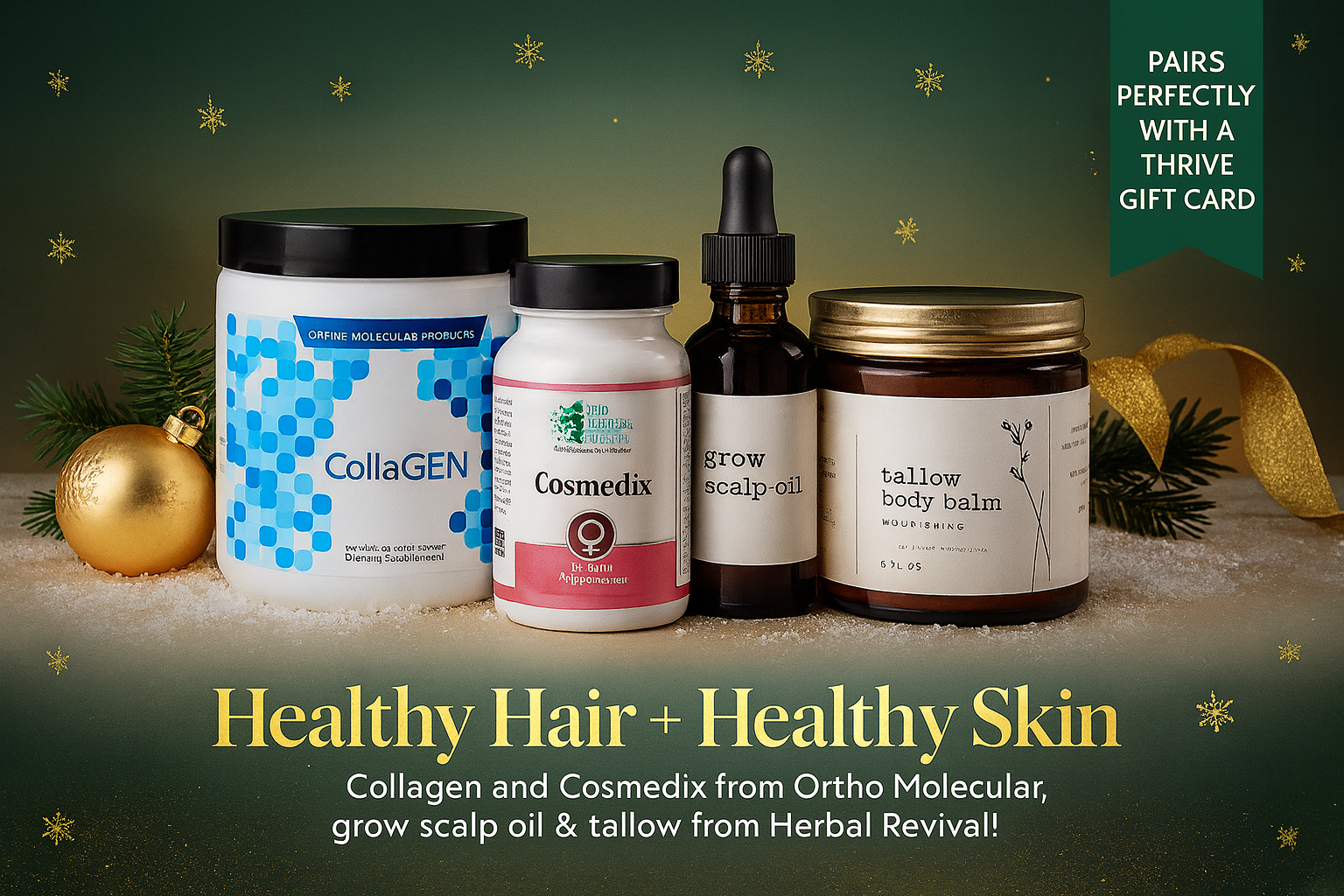 Healthy Hair + Healthy Skin Holiday Set